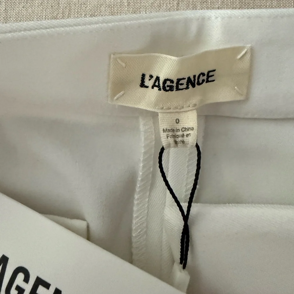 L’angence Livvy dress pant with black satin tuxedo stripe - Picture 2 of 6
